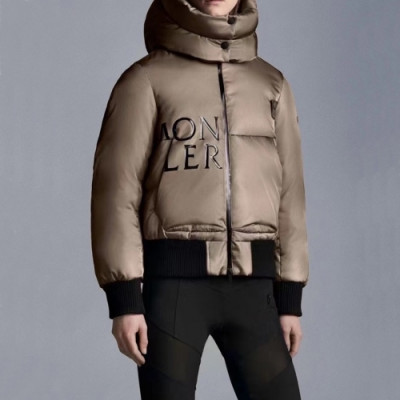 Moncler  Womens Patch Logo Modern Duck Down Padding Beige - 몽클레어 2021 여성 패치 로고 모던 덕다운 패딩 Moc02389x Size(0 - 3) 베이지