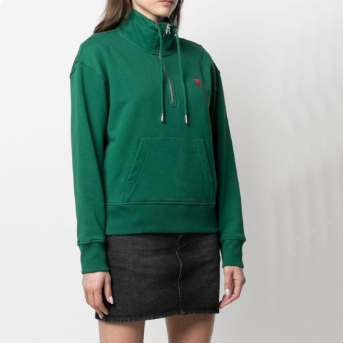 Ami Mens  Logo Casual Cotton Man-to-man Green - 아미 2021 남성 로고 코튼 맨투맨 Ami0233x Size(s - xl) 그린