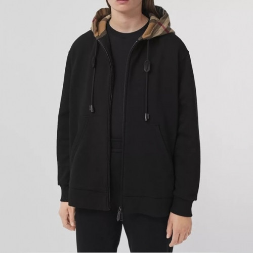Burberry Mm/Wm Logo Casual Cotton Hoodie Black - 버버리 2021 남/녀 로고 캐쥬얼 코튼 후드티 Bur04226x Size(s - 2xl) 블랙