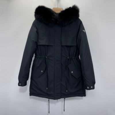 Prada  Womens Logo Casual Duck Down Jackets Black - 프라다 2021 여성 로고 캐쥬얼 다운 자켓 Pra02459x Size(s - l) 블랙