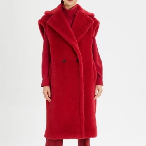 Maxmara Ladies Flannel Best Red - 막스마라 여성 플란넬 베스트 Max0107x