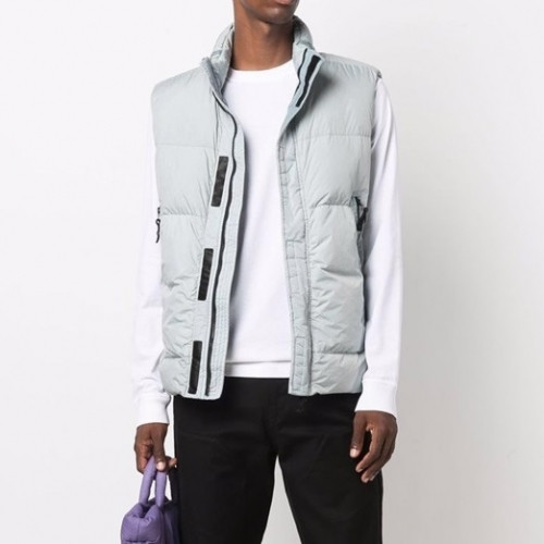 Stone Island Mens Casual Down Vest Gray - 스톤아일랜드 2021 남성 캐쥬얼 다운 베스트 Sto0397x Size(m - 2xl) 그레이