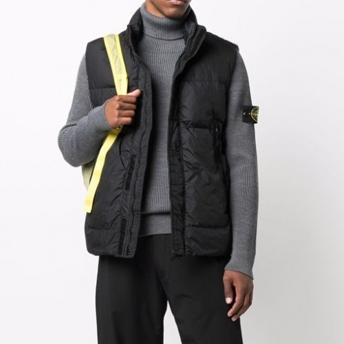 Stone Island Mens Casual Down Vest Black - 스톤아일랜드 2021 남성 캐쥬얼 다운 베스트 Sto0398x Size(m - 2xl) 블랙