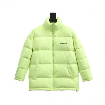 Balenciaga  Mm/Wm Logo Duck Down Padding Green - 발렌시아가 2021 남/녀 로고 덕다운 패딩 Bal01243x Size(s - l) 그린