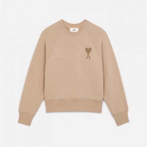 Ami  Womens Logo Casual Cotton Man-to-man Camel - 아미 2021 여성 로고 코튼 맨투맨 Ami0242x Size(s - l) 카멜
