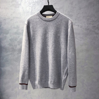 Gucci  Mm/Wm Logo Crew-neck Sweaters Gray  - 구찌 2021 남/녀 로고 크루넥 스웨터 Guc04492x Size(m - 2xl) 그레이