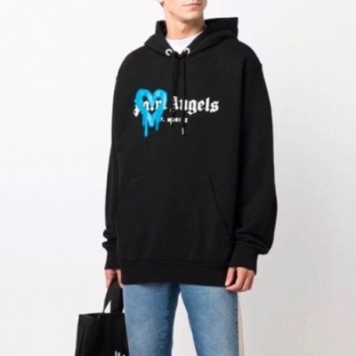 Palm Angels  Mm/Wm Logo Cotton Hoodie Black - 팜 엔젤스 2021 남/녀 로고 코튼 후디 Pam0358x Size(s - xl) 블랙