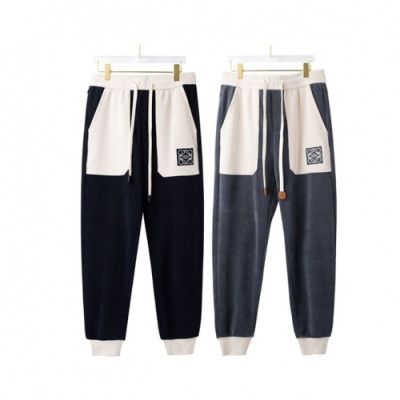 Loewe  Mens Logo Classic Training Pants Black Gray - 로에베 2021 남성 로고 클래식 트레이닝 팬츠 Loe0534x Size(s - xl) 블랙 그레이