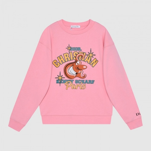 Dior  Mm/Wm Retro Logo Tshirts Pink - 디올 2021 남/녀 레트로 로고 맨투맨 Dio01566x Size(s - l) 핑크