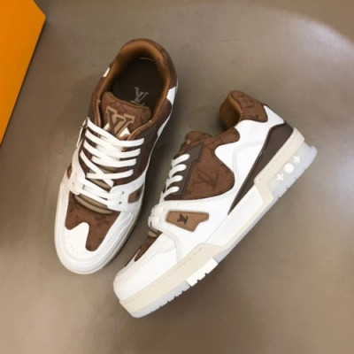 루이비통  남성 모던 레더 스니커즈Size(240 -275) 브라운 -  Louis Vuitton  Men's Moden Leather Sneakers Lou03841x Brown