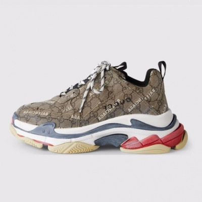 발렌시아가  남/녀 트렌디 트리플 Size(225 - 280) 카멜 - Balenciaga  Mm/Wm Trendy Triple S Bal01266x  Camel