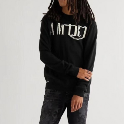 Amiri Mens Sweater Black - 아미리 남성 캐쥬얼 스웨터 - amr337x 