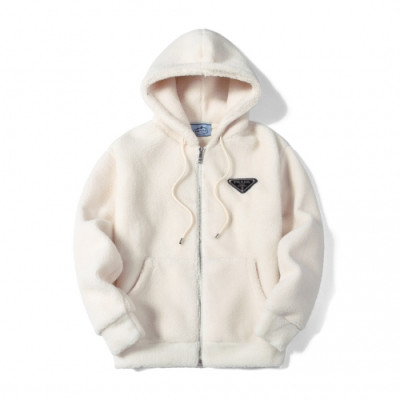 Prada  Unisex Logo Casual Jackets Ivory - 프라다 2021 남/녀 로고 캐쥬얼 자켓 Pra02554x Size(m - xl) 아이보리