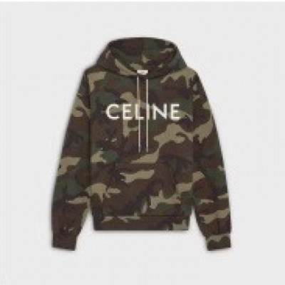 Celine  Mm/Wm Logo Cotton Hoodie Green - 셀린느 2021 남/녀 로고 코튼 후디 Cel0210x Size(s - l) 그린