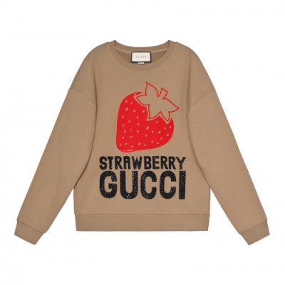 Gucci  Unisex Logo Crew-neck Cotton Tshirts Camel - 구찌 2021 남성 로고 코튼 크루넥 코튼 긴팔티 Guc04521x Size(s - l) 카멜