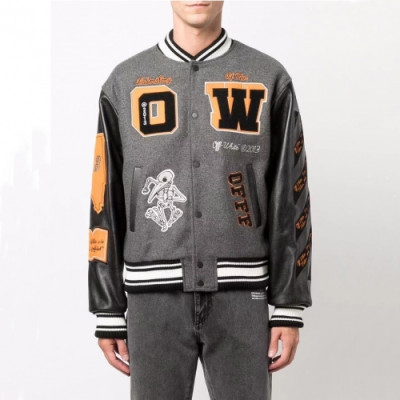 Off-white  Unisex Logo Casual Jackets Gray - 오프화이트  남/녀 로고 캐쥬얼 자켓 Off0812x Size(xs - l) 그레이