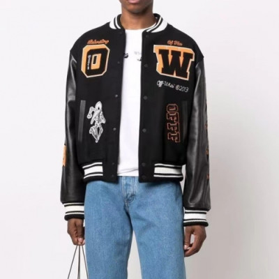 Off-white  Unisex Logo Casual Jackets Black - 오프화이트  남/녀 로고 캐쥬얼 자켓 Off0813x Size(xs - l) 블랙