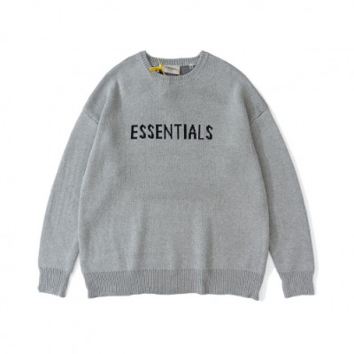 Fear of god  Unisex Minimal wool Sweaters Gray - 피어오브갓 2021 남/녀 미니멀 울 스웨터 Fea0375x Size(s - xl) 그레이