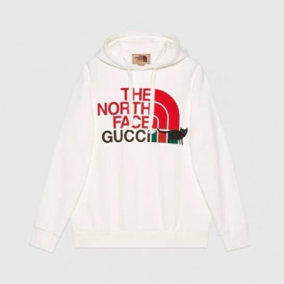 Gucci  Unisex Logo Casual Hoodie White - 구찌 2021 남/녀 로고 캐쥬얼 후드티 Guc04525x Size(s - l) 화이트