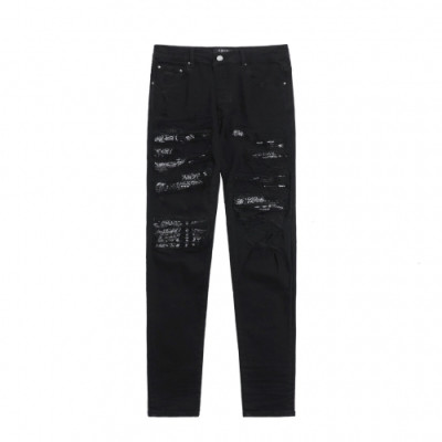 Amiri  Mens Trendy Denim Pants Black - 아미리  남성 트렌디 데님 팬츠 Ami0339x Size(30 - 38) 블랙