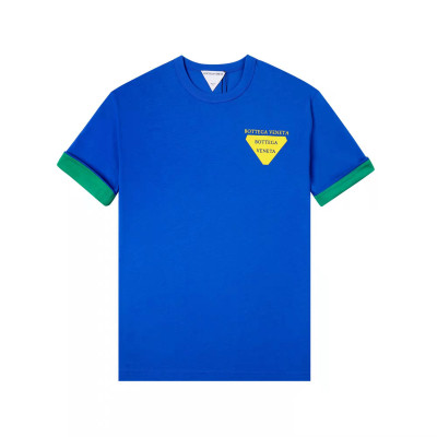 Bottega Veneta  Unisex Casual Short-sleeved Tshirts Blue - 보테가베네타  남/녀 캐쥬얼 반팔티 Bot0188x Size(s - xl) 블루