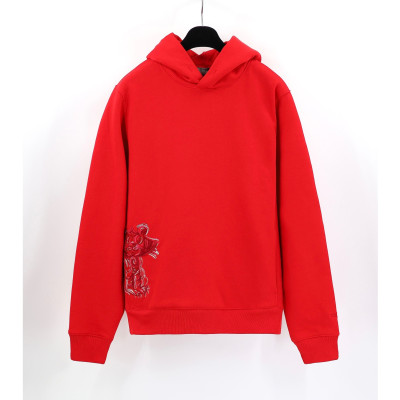 디올 남자 베이직 레드 후드티 - Unisex Red Hoodie - dio01672x