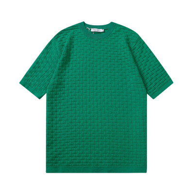 보테가 남자 크루넥 그린 반팔티 - Unisex Green Tshirts - bot0218x