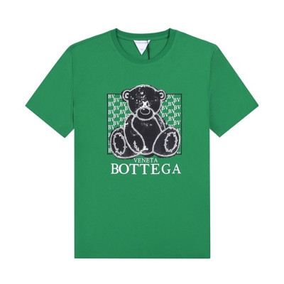 보테가 남성 크루넥 그린 반팔티 - Mens Green Tshirts - bot0236x