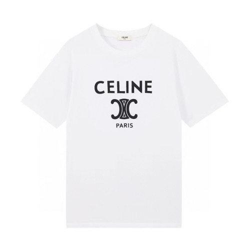 셀린느 남성 크루넥 화이트 반팔티 - Mens White Tshirts - cel0224x