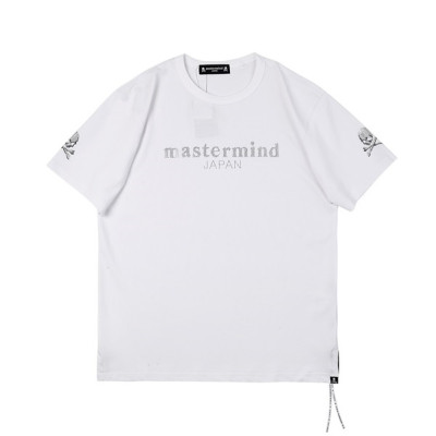 마스터마인드 남성 화이트 반팔티 - Mastermind Mens White Tshirts - mas131x