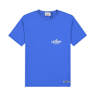 피어오브갓 남성 블루 크루넥 반팔티 - Mens Blue Tshirts - fea0387x