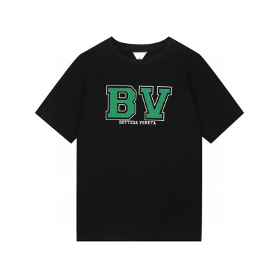 보테가 남성 크루넥 블랙 반팔티 - Mens Black Tshirts - bot0243x