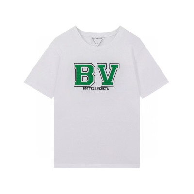 보테가 남성 크루넥 화이트 반팔티 - Mens White Tshirts - bot0245x