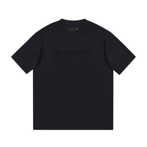 지방시 남성 크루넥 블랙 반팔티 - Mens Black Tshirts - giv0619x