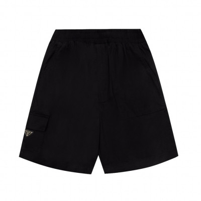 프라다 남성 모던 블랙 반바지 - Mens Black Half-pants - pra02618x