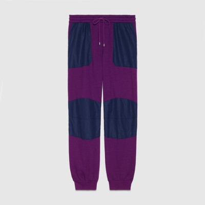 구찌 남성 캐쥬얼 퍼플 팬츠 - Mens Purple Pants - guc04647x