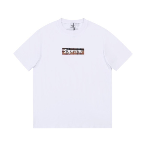 버버리 남성 크루넥 화이트 반팔티 - Mens White Tshirts - Bur04251x
