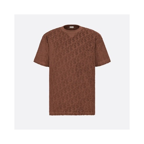 디올 남성 크루넥 카멜 반팔티 - Mens Camel Tshirts - dio01730x