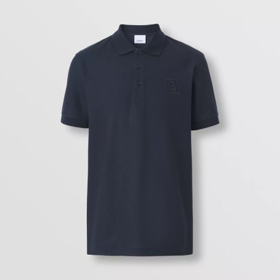 버버리 남성 클래식 네이비 폴로 반팔티 - Mens Navy Tshirts - Bur04266x