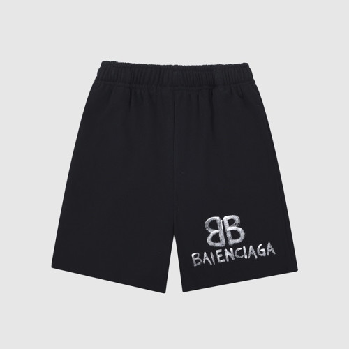 발렌시아가 남성 트렌디 블랙 반바지 - Mens Black Half-pants - bal01387x