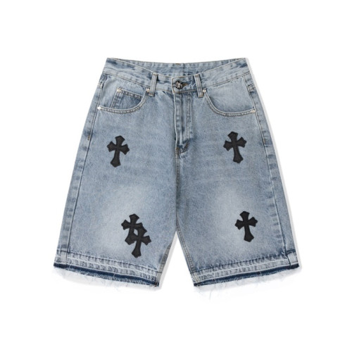 크롬하츠 남성 트렌디 블루 반바지 - Mens Blue Half-pants - chr0264x