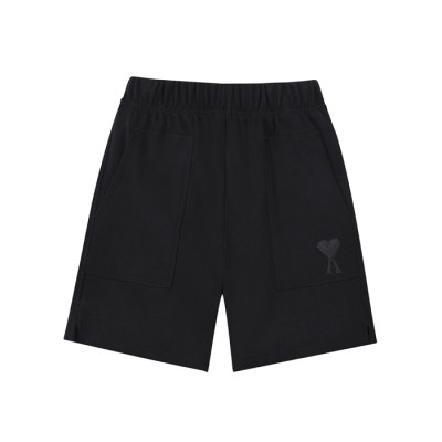 아미 남성 캐쥬얼 블랙 반바지 - Mens Black Half-pants - ami0281x