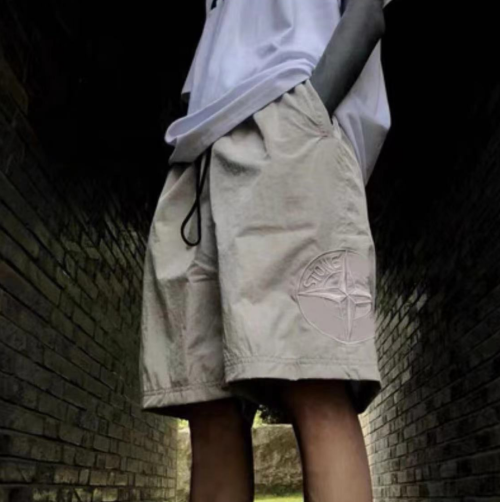 스톤아일랜드 남성 캐쥬얼 그레이 반바지 - Mens Gray Half-pants - sto0461x