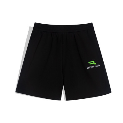 발렌시아가 남성 트렌디 블랙 반바지 - Mens Black Half-pants - bal01406x