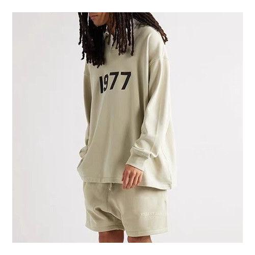 피어오브갓 남성 클래식 베이지 긴팔티 - Mens Beige Tshirts - fea0399x