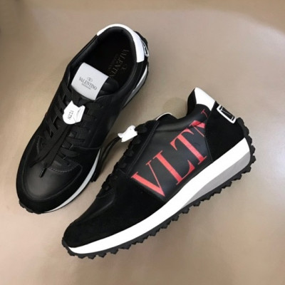 발렌티노 남성 트렌디 블랙 스니커즈 - Mens Black Sneakers - val02528x