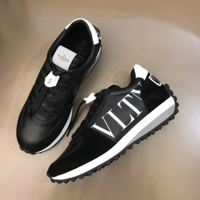 발렌티노 남성 트렌디 블랙 스니커즈 - Mens Black Sneakers - val02529x