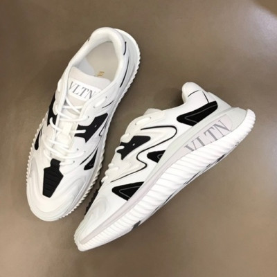 발렌티노 남성 트렌디 화이트 스니커즈 - Mens White Sneakers - val02532x