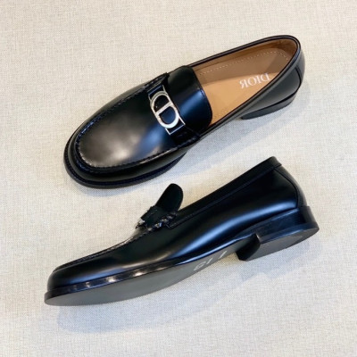 디올 남성 모던 블랙 로퍼 - Mens Black Loafer - dio01772x