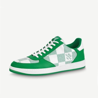 루이비통 남성 Rivoli 그린 스니커즈 -  Mens Green Sneakers - lou04222x